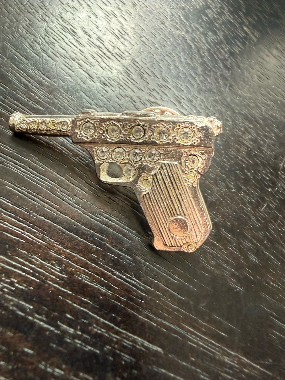 YSL Pistol Brooch Pin
